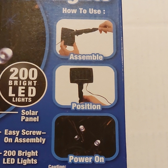 - 200 LED String Lights - White - Picture 6 of 11